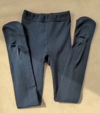 Kinder Thermo Strumpfhose Gr 122 / 128 schwarz warm Winterstrumpfhose kuschelig