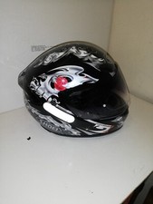 MOTORRADHELM SHOEI RF 1000 DIABOLIC ENGEL UND DÄMON GRÖSSE XS 53/54 CM