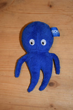 Epson Stofftier Plüsch Figur - Werbefigur Kuscheltier Tintenfisch blau