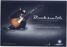 Rocksmith Authentic Guitar Games - Aufkleber / Sticker - Promo - wie Bild