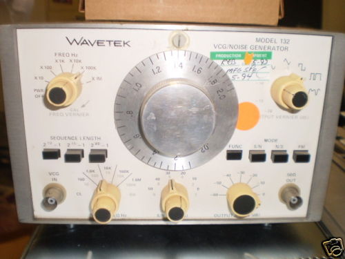 Wavetek modell 132 - modell,