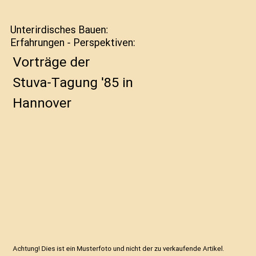 Unterirdisches bauen - unterirdisches,