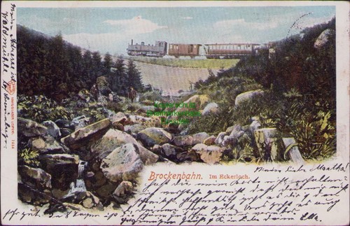 167724 brockenbahn im - ak,
