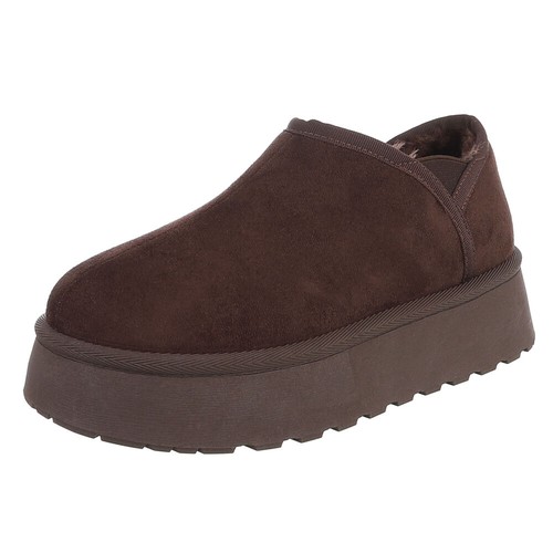 Damen snowboots mit dekofell - damen,