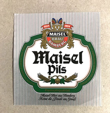 Bieretikett  , Brauerei MAISEL Pils  + 2008 , Bamberg / Oberfranken/BY #1581#