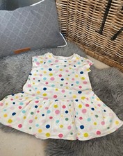 H&M Shirtkleid Rüschen Punkte