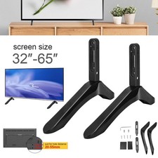 32-65Zoll TV Ständer Fernseher Standfuß Universal Sockelfüße Halterung Samsung