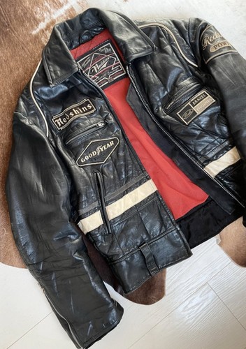Vintage redskins lederjacke - vintage,