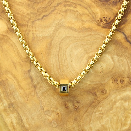Erbs kette edelstahl - gold, m