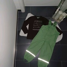 Set 122 128 Regenhose grün