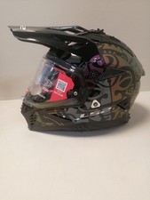 Motorradhelm LS2 Motorcrosshelm Schwarz Bunt Größe XL