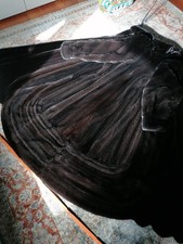 BLACKGLAMA NERZMANTEL ECHT PELZ NERZ MANTEL PELZMANTEL DARK RANCH MINK