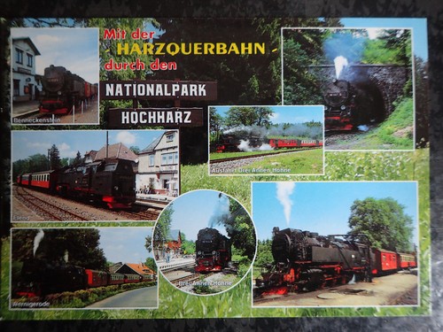 Mit der harzquerbahn durch den - mit,