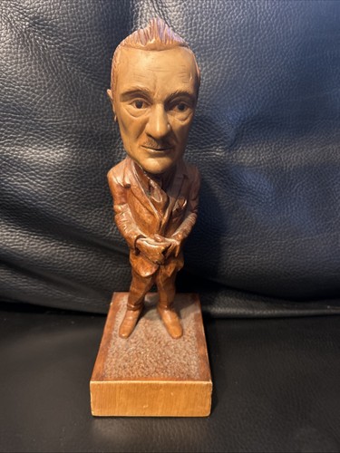 Holzfigur skulptur geschnitzt - holzfigur,