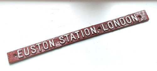Vintage euston station trolley - station,