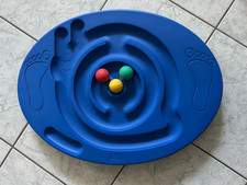 Weplay Balance Board Labyrinth Schnecke mit 3 Bällen, blau