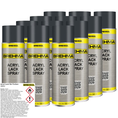 12xbrehma acryl lackspray ral - acryl,