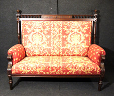 Prächtiges Gründerzeit-Sofa, Nußbaum um 1880/1890...