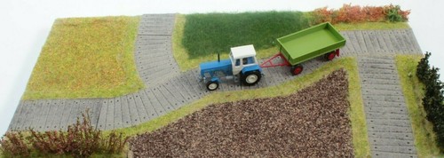 Straße betonplatten trapez - straße,
