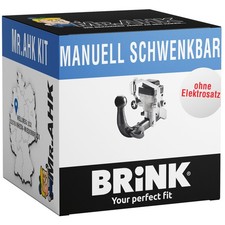 Brink Anhängerkupplung schwenkbar für VW Tiguan I 07-16 NEU inkl. ABE EBA