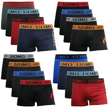 4-20er Pack Boxershorts Retro Shorts Unterwäsche Unterhose Seamless Boxers