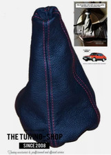 Schaltsack Fur Saab 900 Classic 1978-1993 Leder Naht Rot - originale Vinyl