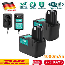 4.0AH 12V Ni-MH Akku/Ladegerät Für Bosch BAT011,PSR 120,GSR 12VES-2,GSB 12VSP-2