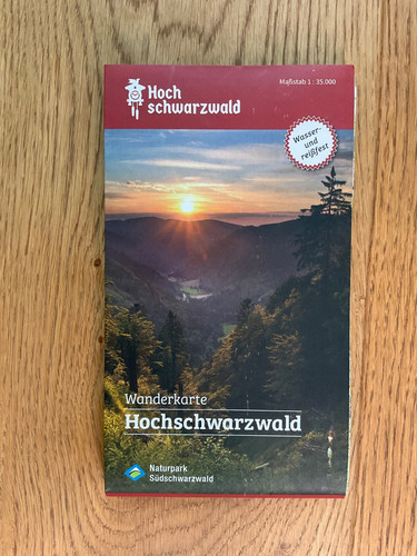 Wanderkarte hochschwarzwald - wanderkarte,