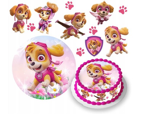 Paw patrol skye hunde essbar - paw,