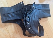 Leder Jockstrap Schnürung 30