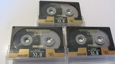 3x MAXELL XLII 90 SEHR GUTER