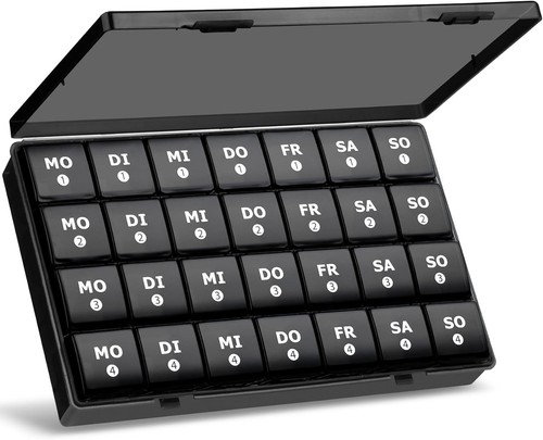 Tablettenbox monat pillendose - tablettenbox,