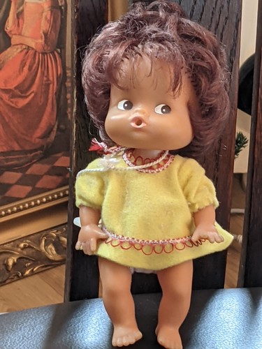 Ddr babypuppe mit - nuckel,