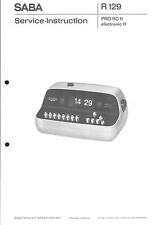 Saba Service Manual für PRO RC 11  Copy