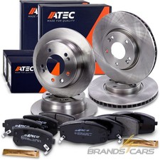 ATEC BREMSSCHEIBEN + BREMSBELÄGE VORNE + HINTEN FÜR HYUNDAI I-30 BJ 07-12