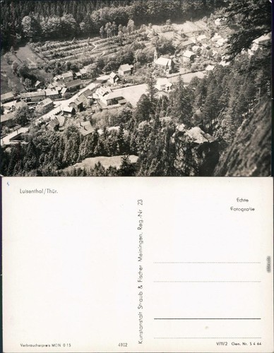 Ansichtskarte luisenthal - ansichtskarte,
