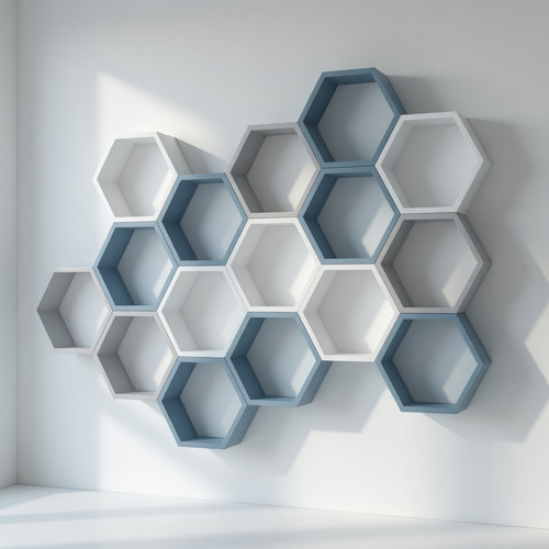 Modular wandregal set hexa - wandregal,