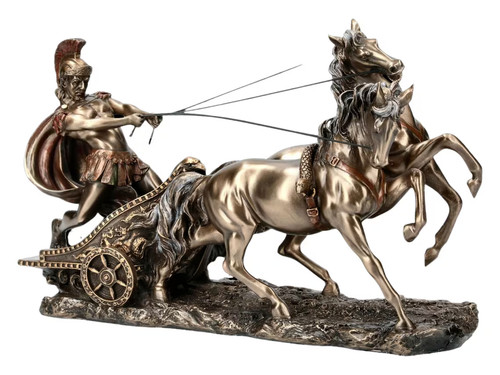 Römischer streitwagen statue - römischer,