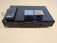 Sony MDS JE 530 Mini Disc Recorder in schwarz,  inkl. Fernbedienung & 10 MD's