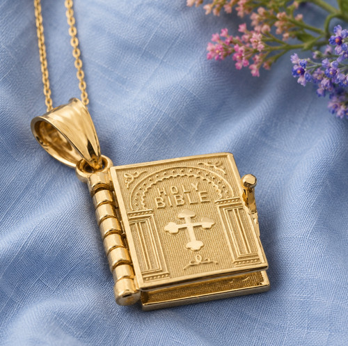 18k karat vergoldet neu bibel - 18k,