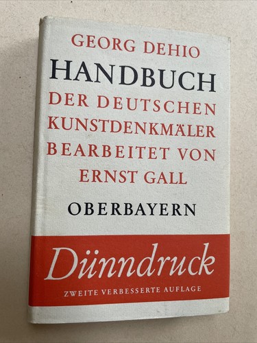 Dehio handbuch der deutschen - -,