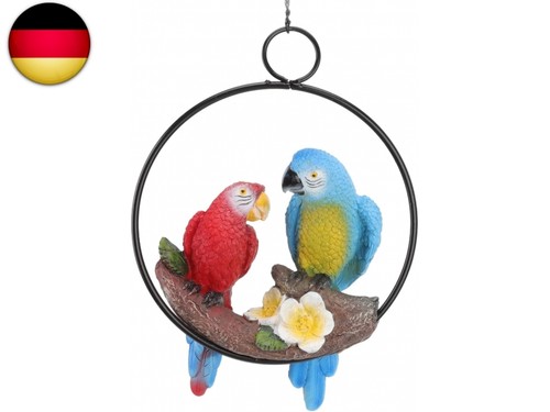 Hängende eisenring papageien - hängende,