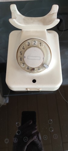 W48 elfenbein bakelit telefon - w48,