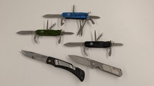 Konvolut 5x Taschenmesser - Victorinox - Wenger - Mikov - Sanrenmu
