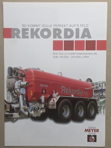 Meyer lohne gfk - meyer, pumptankwagen