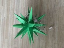 Herrnhuter Weihnachtsstern Grün Ovp. 13 cm.