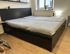 Malm 180x200m Bett Braun