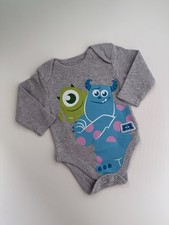Monster AG Langarmbody 50/56 Disney Baby at George Pixar Sully & Mike Strampler