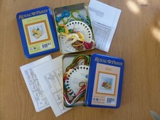 Stickbild-Set Royal Paris "Les Citrons" und "Kiwi" Reste + Stickvorlagen