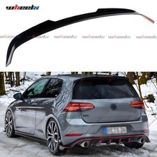 Für VW Golf 7 GTI-R Heckspoiler Glanz Schwarz Dachspoiler Heckflügel Lippe 14-17